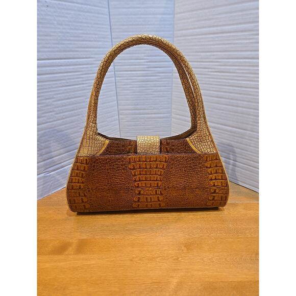 Brahmin Handbags Sophie Honey Tricolor Fairhaven, MA Handcrafted Italian Leather - Picture 8 of 16